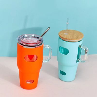 Style 40oz Tumbler With Handle Custom Logo And Direct Drinking Water Flowing Method