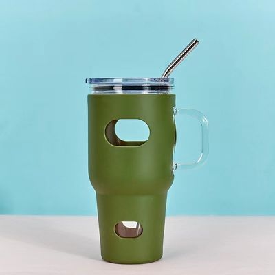 Style 40oz Tumbler With Handle Custom Logo And Direct Drinking Water Flowing Method