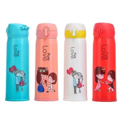 500ml Capacity Double Cartoon Bounce Cup for Trendy Home and Office Modern Design