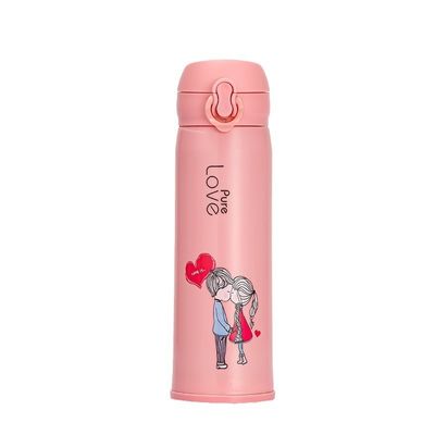 500ml Capacity Double Cartoon Bounce Cup for Trendy Home and Office Modern Design