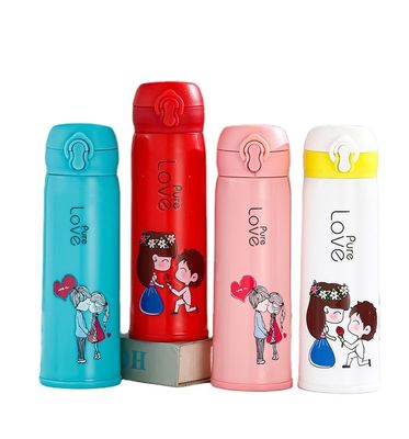 Straight Cup Creative Bouncing Water Cartoon Glass Sealed Leak-proof Activity Gift Cup
