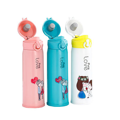 Straight Cup Creative Bouncing Water Cartoon Glass Sealed Leak-proof Activity Gift Cup