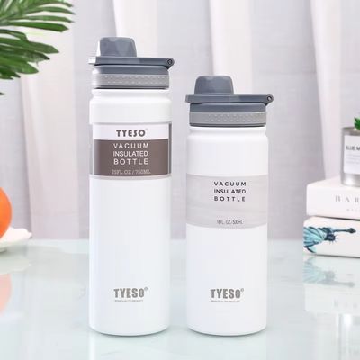 Customized Logo Straight Cup Double Wall Stainless Steel Thermal Flask with Wide Mouth and Lid