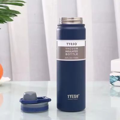Customized Logo Straight Cup Double Wall Stainless Steel Thermal Flask with Wide Mouth and Lid