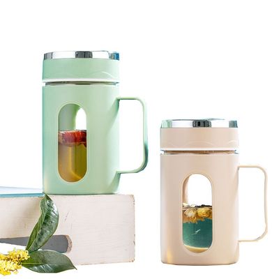 Custom Logo Double Layer Glass Mugs for Coffee Milk Tea and More 500ml Capacity