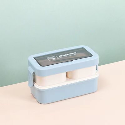 Environment-friendly Advantage Reusable Portable Plastic Bento Lunch Box for All Ages