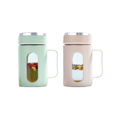 Custom Logo Double Layer Glass Mugs for Coffee Milk Tea and More 500ml Capacity