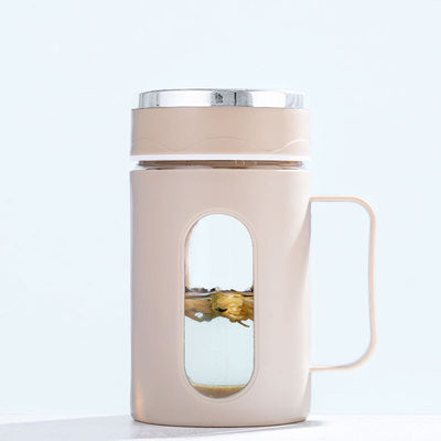 Custom Logo Double Layer Glass Mugs for Coffee Milk Tea and More 500ml Capacity