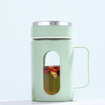 Custom Logo Double Layer Glass Mugs for Coffee Milk Tea and More 500ml Capacity