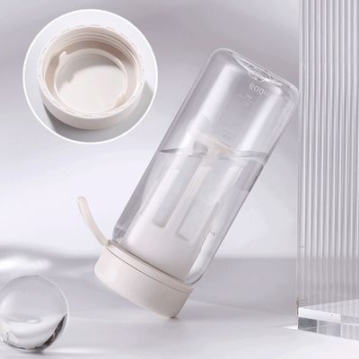 Portable Plastic Water Bottle Simple Style with Teainfuser and 450ml/600ml Capacityline