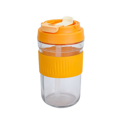 400ml/550ml Portable Coffee Cups Reusable Coffee Mug with Lid and Straw 2024 Design