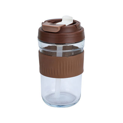 400ml/550ml Portable Coffee Cups Reusable Coffee Mug with Lid and Straw 2024 Design