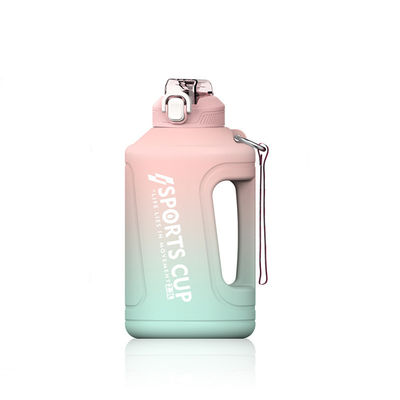 50oz Large Capacity Gradient Color PP Plastic Water Cup for Outdoor Sports and Fitness