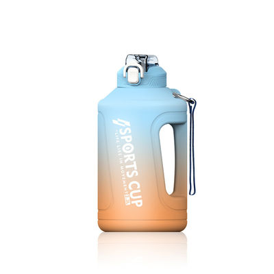 50oz Large Capacity Gradient Color PP Plastic Water Cup for Outdoor Sports and Fitness