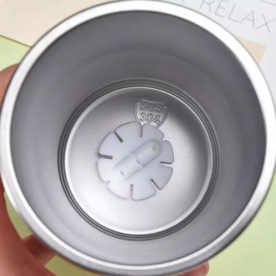 Smart Stainless Steel Electric Magnetic Auto Mixing Coffee Mug for Busy Professionals