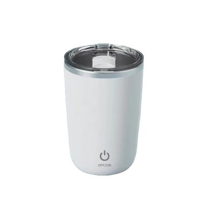 350ml Stainless Steel Electric Magnetic Coffee Mug with Automatic Mixing and Stirring