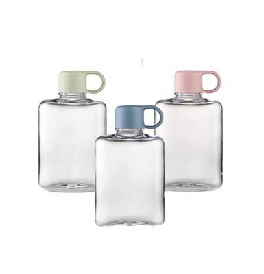 Applicable for Boiling Water Eco Friendly 360ml/500ml Gift Clear Square Water Bottle