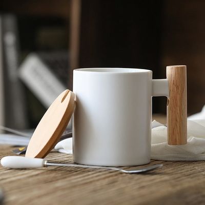 11oz Heat Transfer Ceramic Travel Mug for Customized Color Insulated Office White Cup