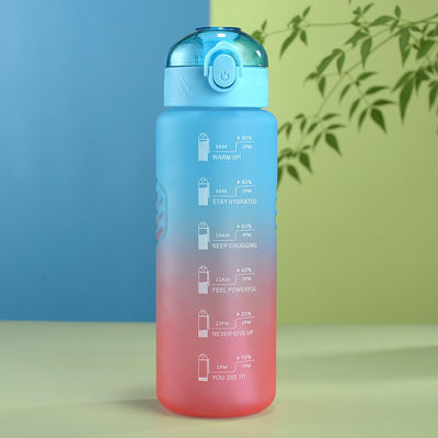 Customized Logo Acceptable Large Capacity Matte Gradient Sports Water Cup for Camping