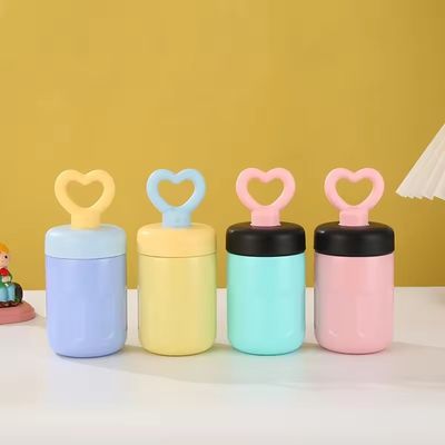 420ml Modern Design Portable Travel Thermos Cup with Heart Handle and Vacuum Tumblers