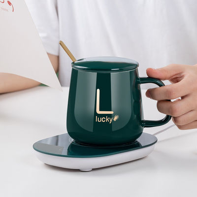 Custom Logo 350ml Matierial Ceremic Temperature Control Smart Coffee Mug UBS Warmer Cup