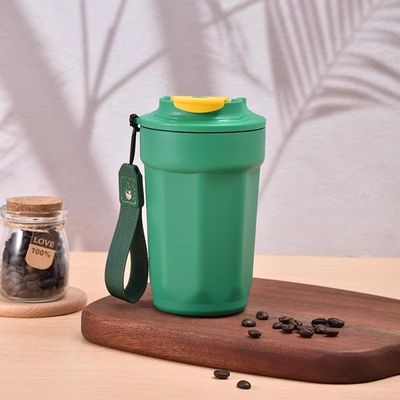 Custom Logo Mugs Stainless Steel Tumbler 420ml with Lid and None Accessories