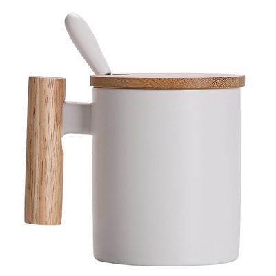 11oz Custom Patterned Ceramic Travel Cups with Insulated Function and Customized Color