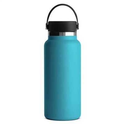 Vacuum Insulated 32oz Wide Mouth Stainless Steel Water Bottle for Sports Performance