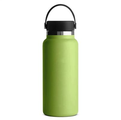 Vacuum Insulated 32oz Wide Mouth Stainless Steel Water Bottle for Sports Performance