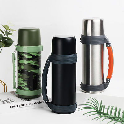 40oz 60oz Stainless Steel Kettle Custom Pattern Leakproof Portable Water Bottle for Home
