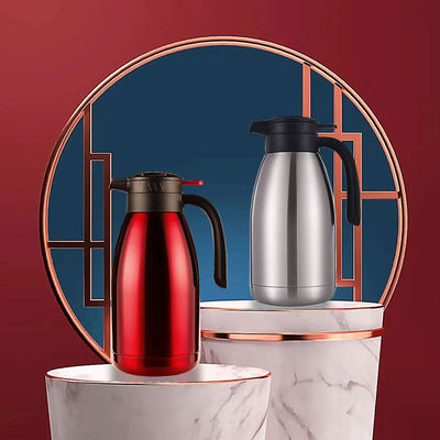 Customized Logo Large Capacity 2000ml Biodegradable Stainless Steel Thermal Water Jug