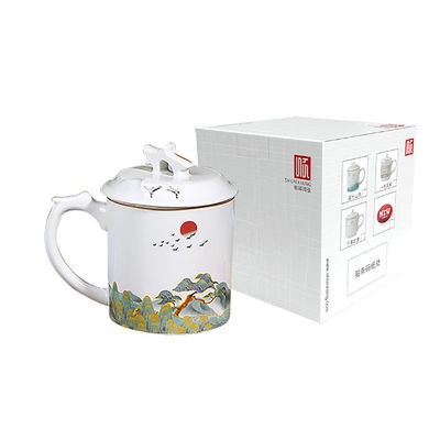 Elegant Custom Reinforced Sublimation Mum Gift Travel Coffee Mug Reusable Cup with Hand Grip
