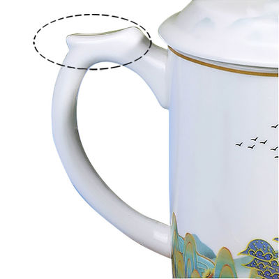 Elegant Custom Reinforced Sublimation Mum Gift Travel Coffee Mug Reusable Cup with Hand Grip