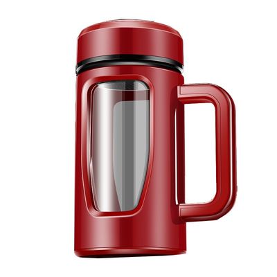 High Borosilicate Glass Large Capacity Hiking Outdoor Glass Cup with Handle and Lid