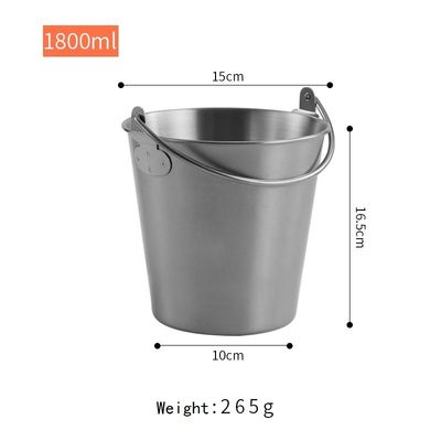 Party Occasion 304 Stainless Steel Champagne Ice Bucket Snack Pail Fried Chicken Bucket