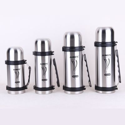 1800ml Straight Cup Portable Vacuum Stainless Steel Walking Kettle for Outdoor Sports