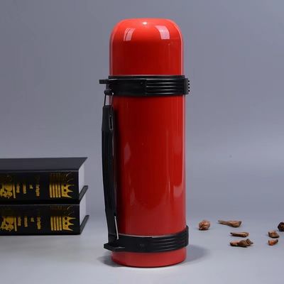 1800ml Straight Cup Portable Vacuum Stainless Steel Walking Kettle for Outdoor Sports