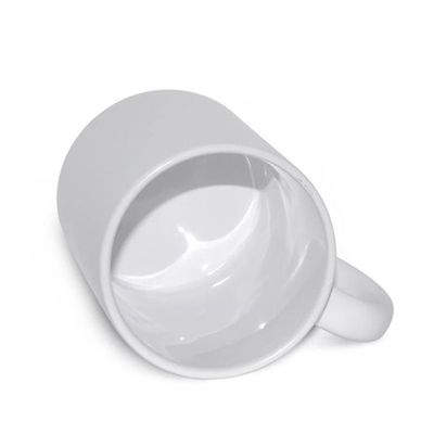 11oz Ceramic Sublimation Mug Custom Design Not Inverted White with Pearl Finish