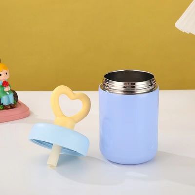 Modern Design 316 Stainless Steel Vacuum Tumblers Coffee Mug With Heart Handle 420ml