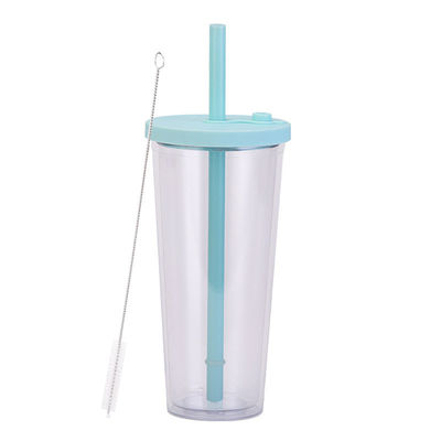 Back to School Occasion Insulated Double Wall Design 24 OZ Plastic Cup with Custom Logo and Lids