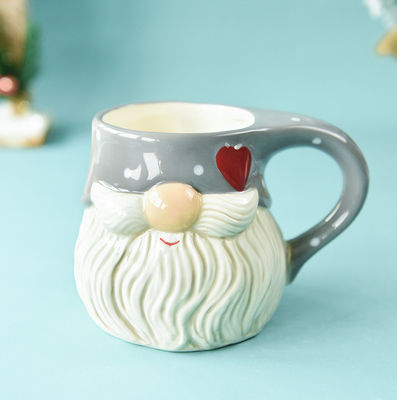 400ml Sustainable 3D Animal Modeling Couple Festival Coffee Mug with Customized Color