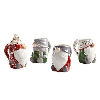 400ml Sustainable 3D Animal Modeling Couple Festival Coffee Mug with Customized Color