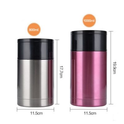 Production Vacuum Flasks Custom Logo Double Wall Food Jar 500ML for Sustainable Lunch