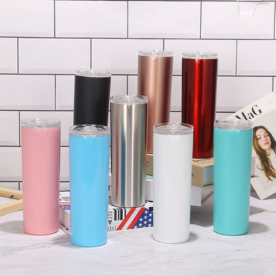 Durable 304 Stainless Steel Travel Mug with Insulated Straw and Customizable Capacity