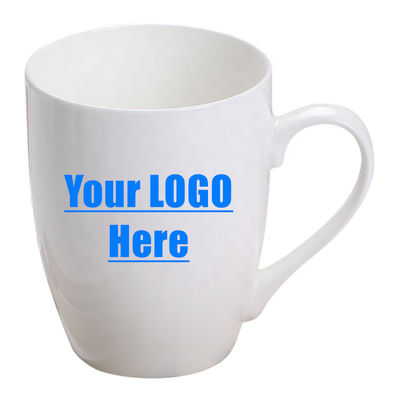 14oz Capacity White Christmas Santa Gift Ceramic Coffee Mug with None Accessories