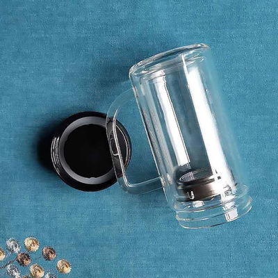 400ml Capacity Custom Vacuum Insulated Sublimation Blank Glass Water Bottle for Men
