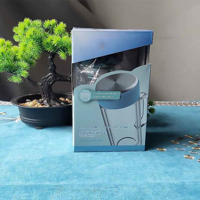 400ml Capacity Custom Vacuum Insulated Sublimation Blank Glass Water Bottle for Men