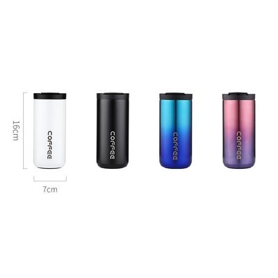 Stainless Steel 350/500ml Custom Logo Portable Leakproof Vacuum Insulated Coffee Cup