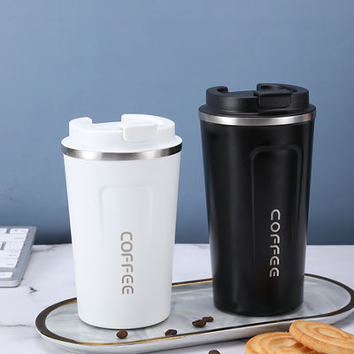 Travel in Style with This Colorful Stainless Steel Coffee Mug 380ml/ 500ml Capacity