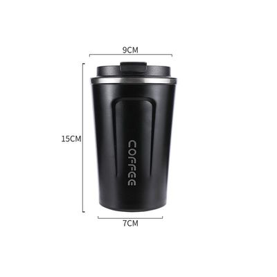 Travel in Style with This Colorful Stainless Steel Coffee Mug 380ml/ 500ml Capacity